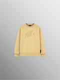 Long Sleeve Crew Neck Sweatshirt – Soft Yellow