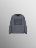 Long Sleeve Crew Neck Sweatshirt – Vintage Blue