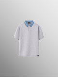Short Sleeve Polo – Light Heather Grey